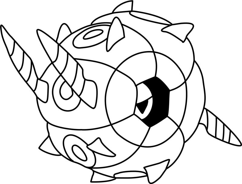 Målarbild Whirlipede Pokemon