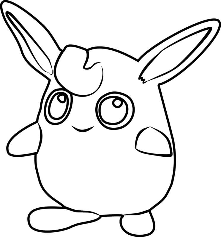Målarbild Wigglytuff Pokemon