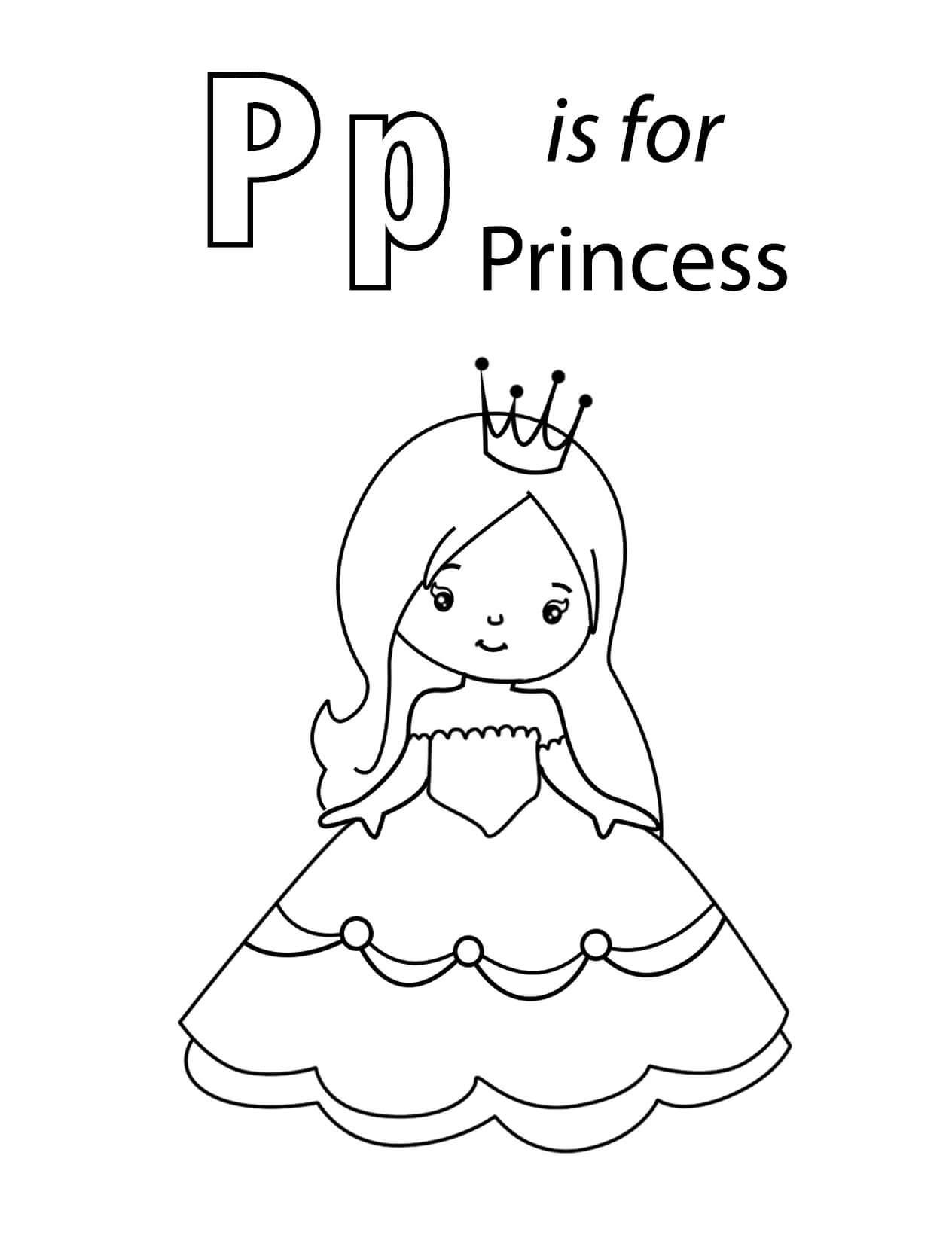 Målarbild Bedårande Prinsessa