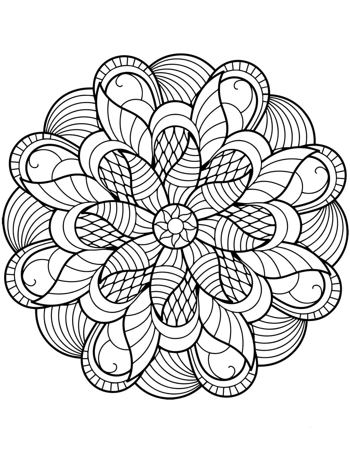 Målarbild Amazing Flower MandalaBlom Mandala