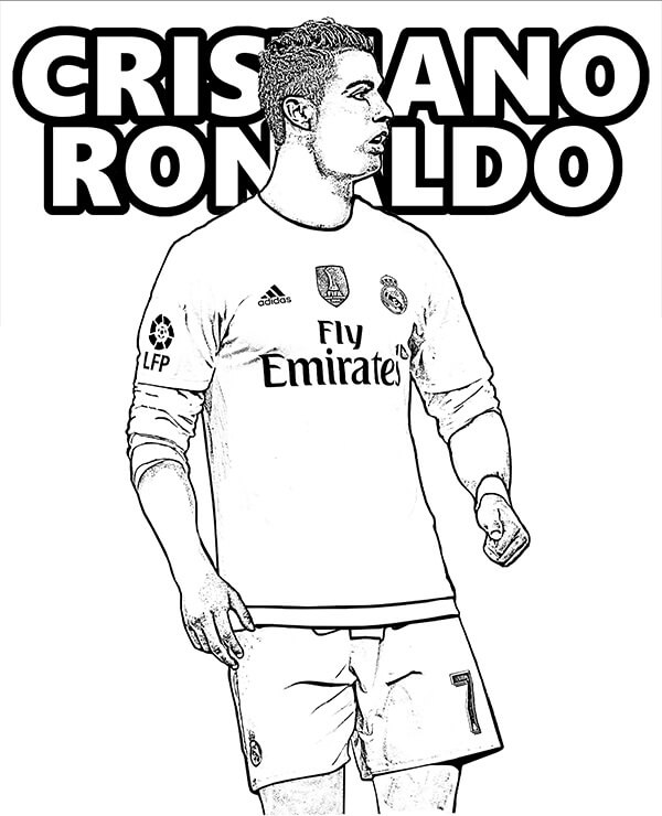 Målarbild Cristiano Ronaldo 2