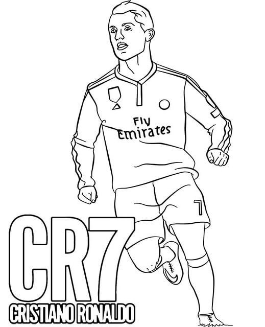 Målarbild Cristiano Ronaldo Springer