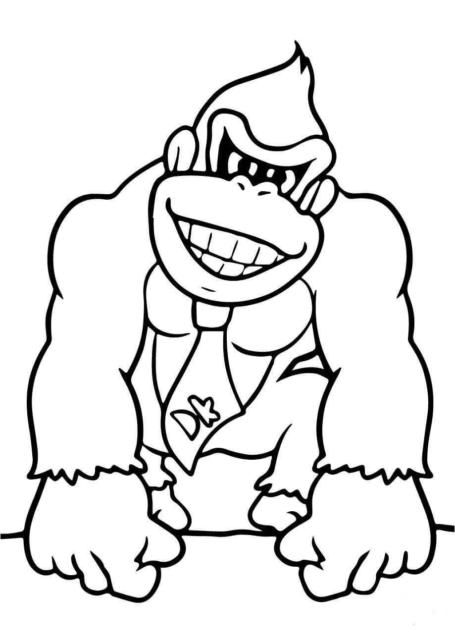 Målarbild Donkey Kong