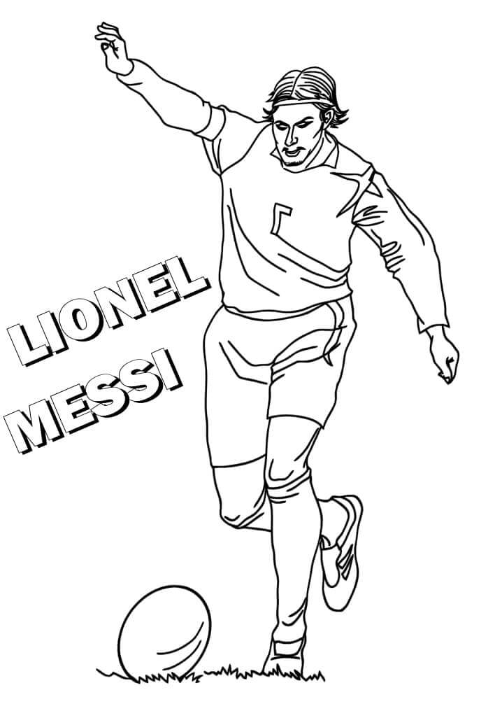 Målarbild Fantastisk Messi