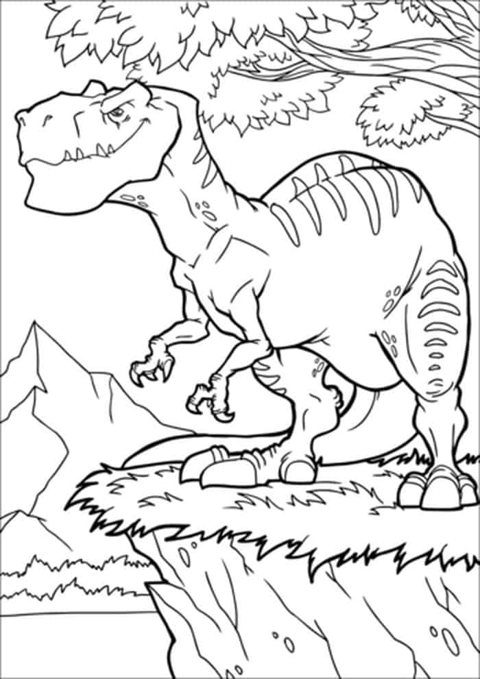 Målarbild Fantastisk T-Rex