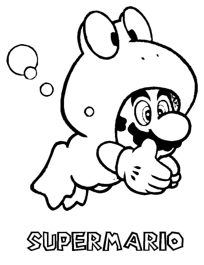 Målarbild Mario Bros