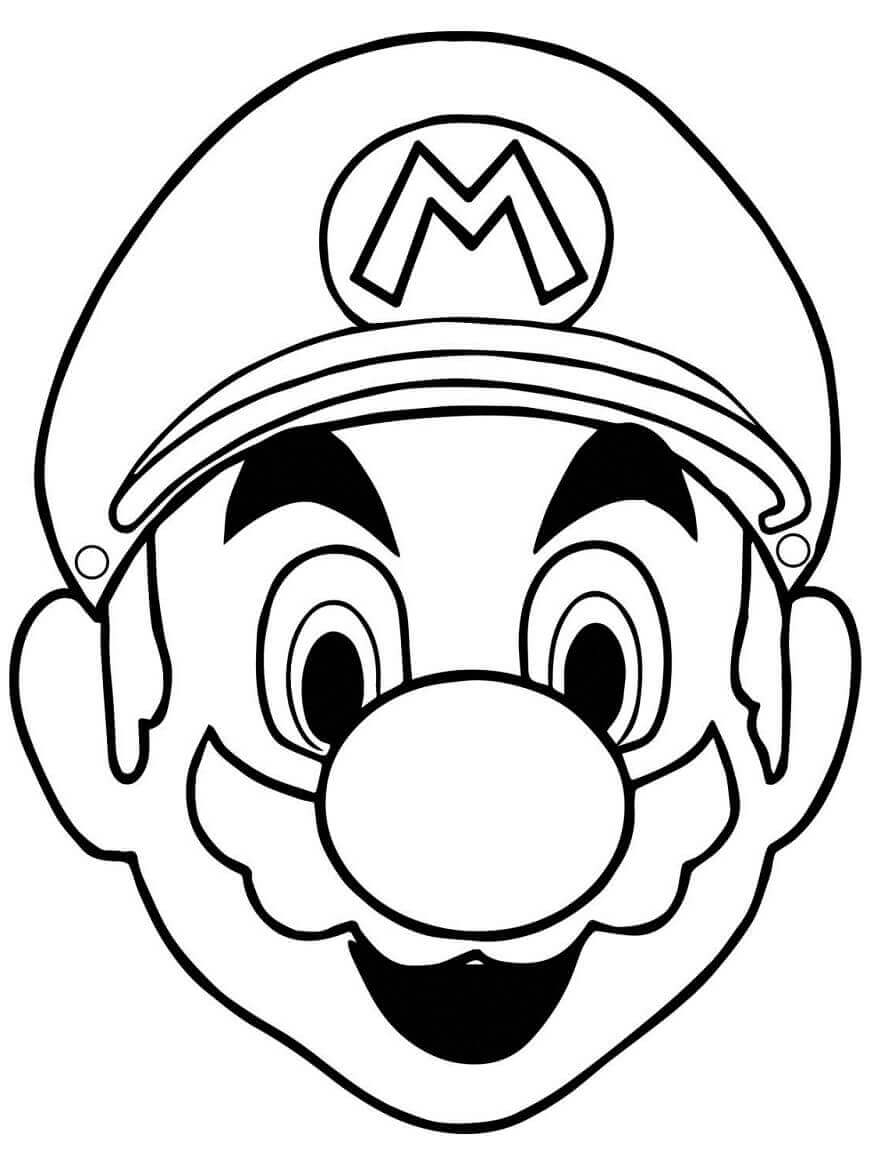 Målarbild Marios Ansikte