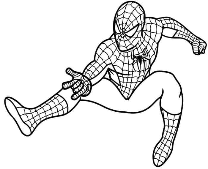 Målarbild Marvel Spindelmannen
