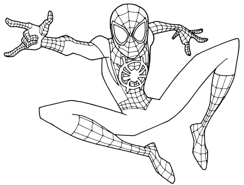 Målarbild Marvels Spindelmannen