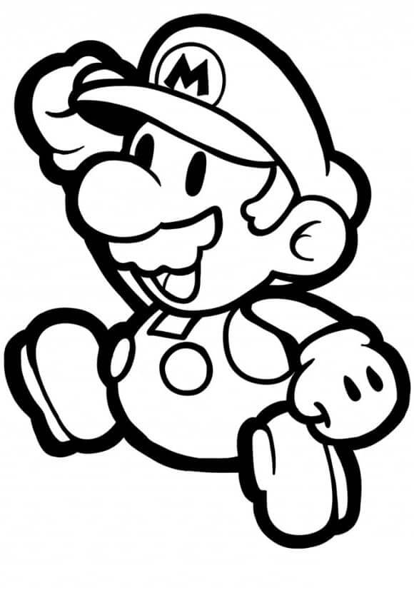 Målarbild Paper Mario