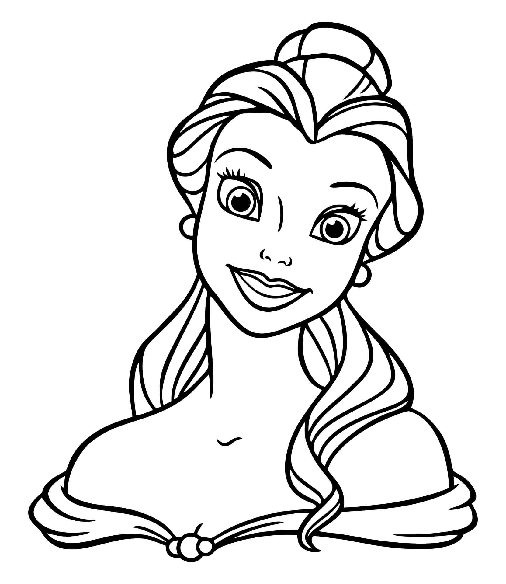 Målarbild Prinsessa Belle