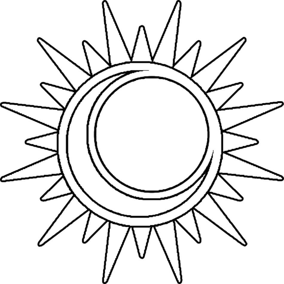 Målarbild Solen