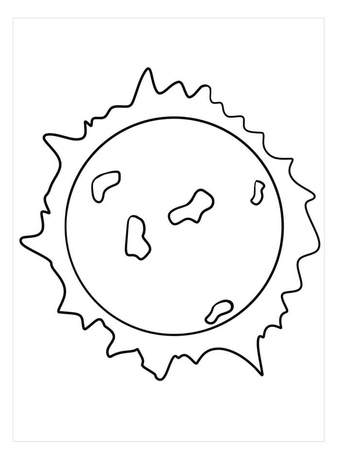 Målarbild Solen