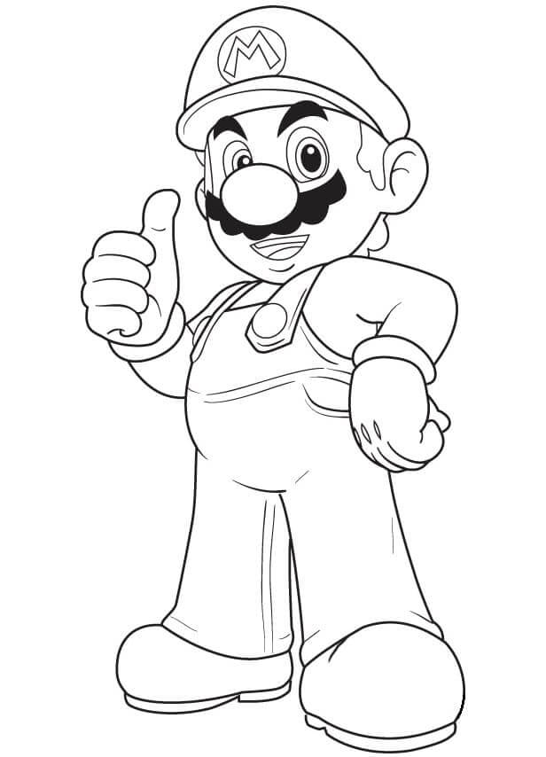 Målarbild Underbar Mario
