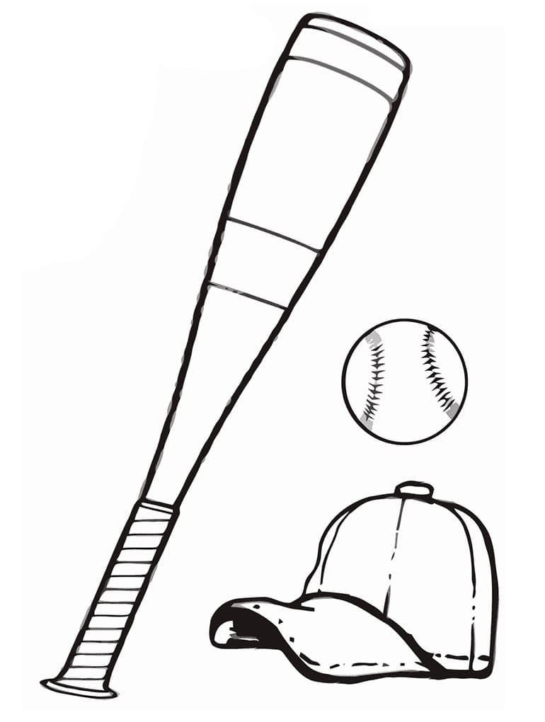 Målarbild Baseball (1)