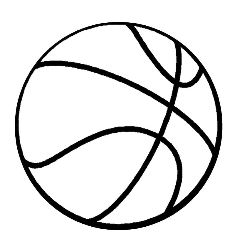 Målarbild Basketboll