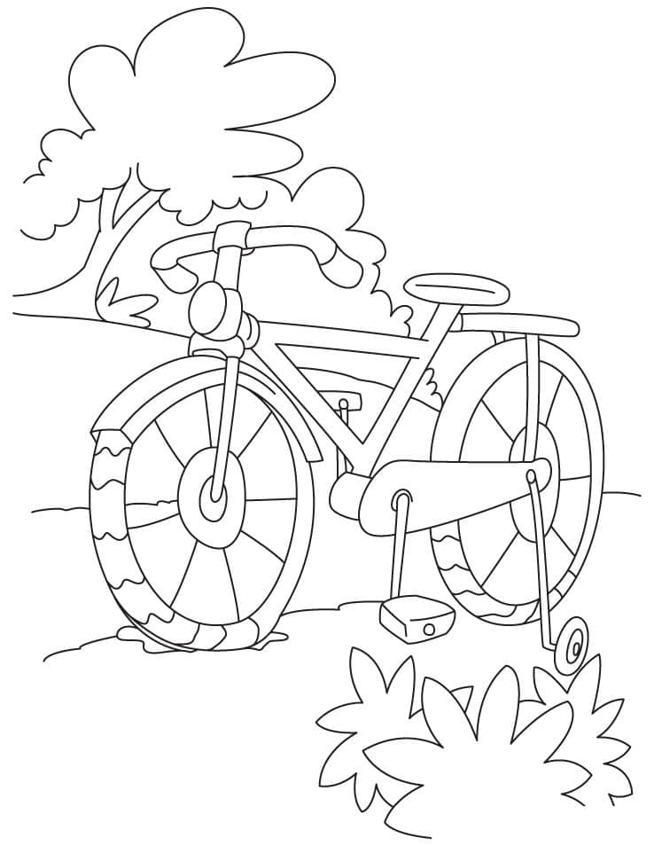 Målarbild Cykel för Barn
