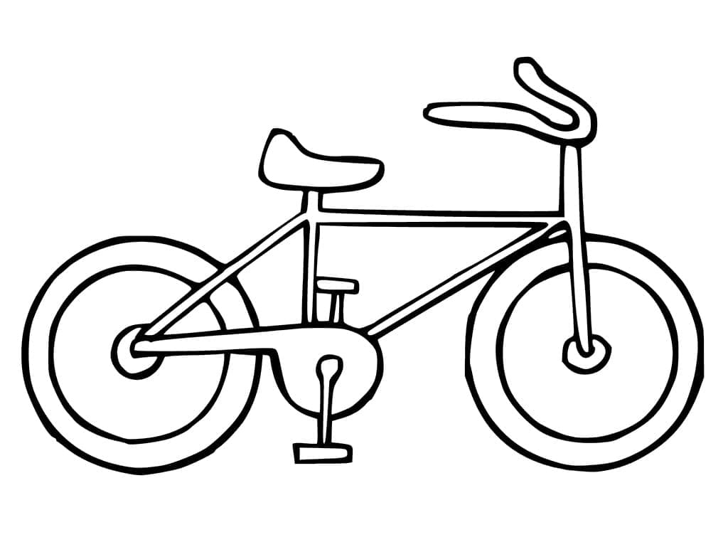 Målarbild En Cykel