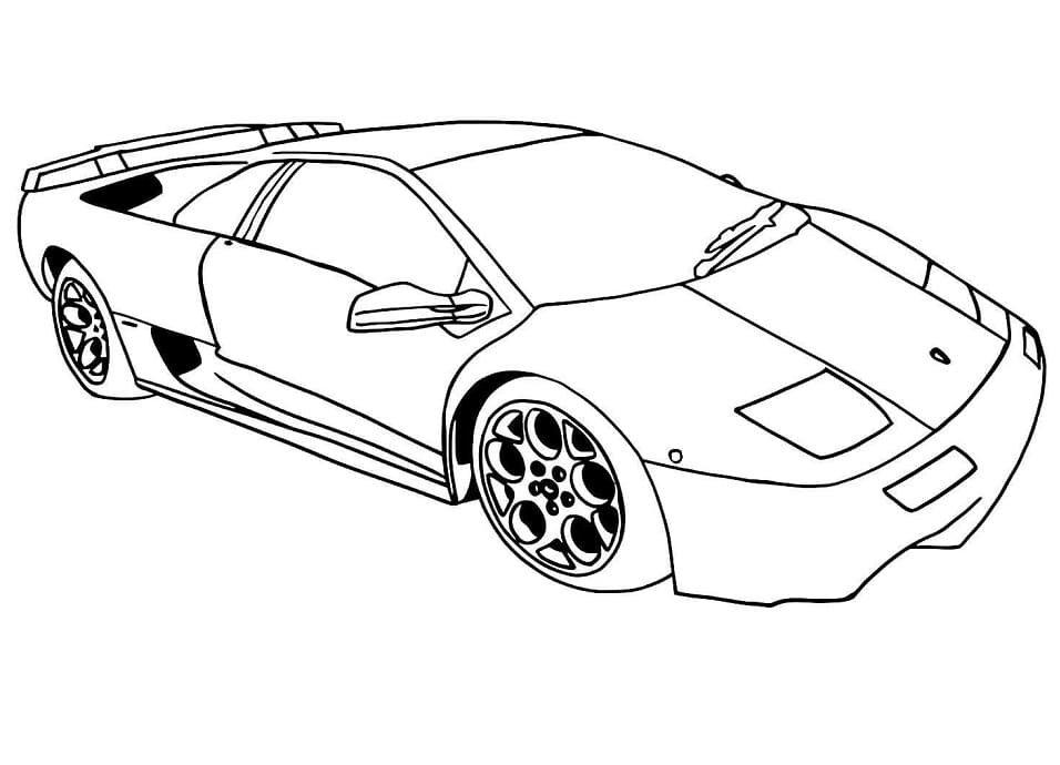 Målarbild Fantastisk Lamborghini (2)