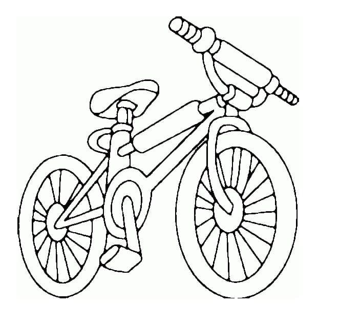 Målarbild Grundläggande Cykel