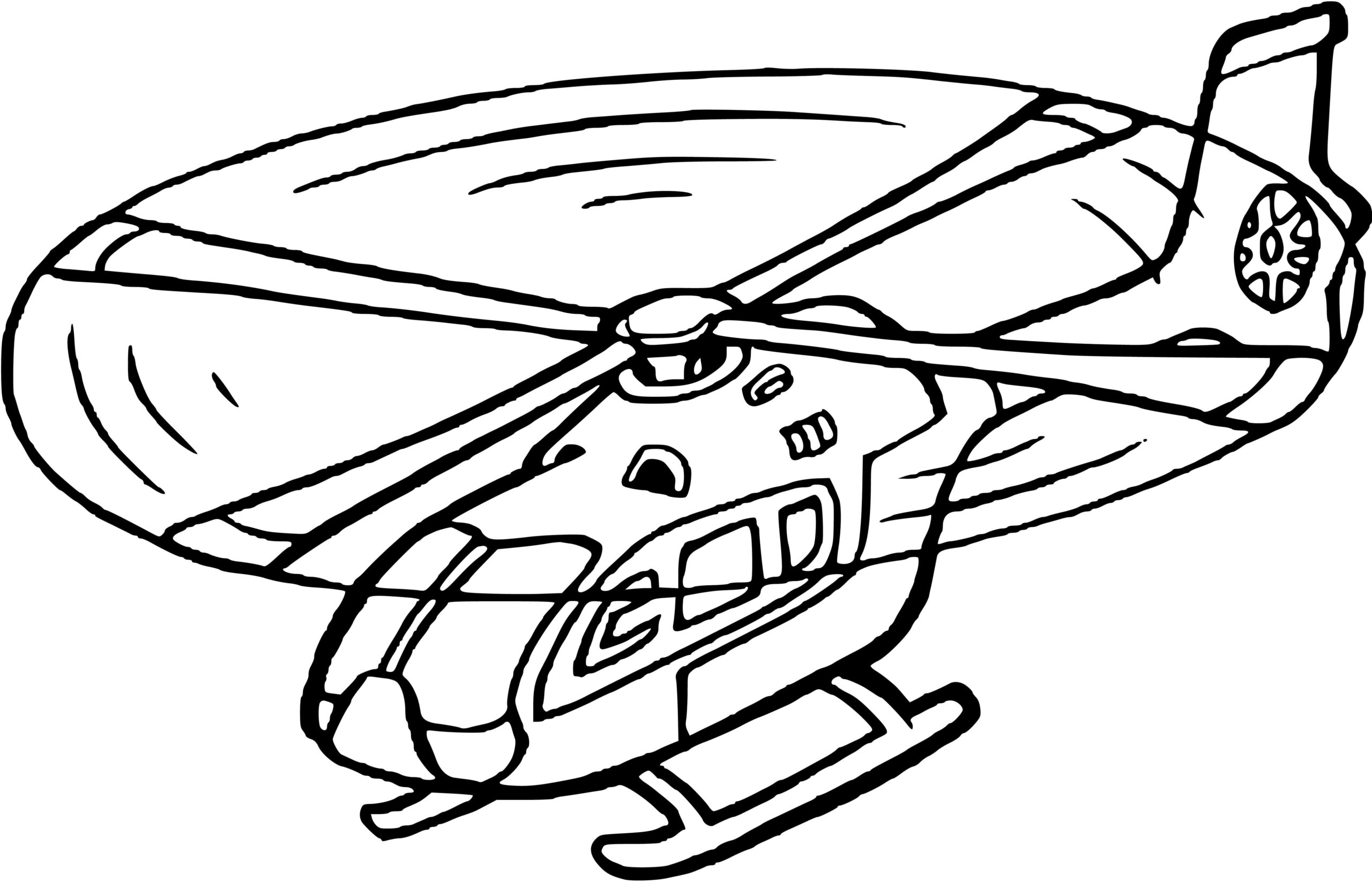 Målarbilder Helikopter