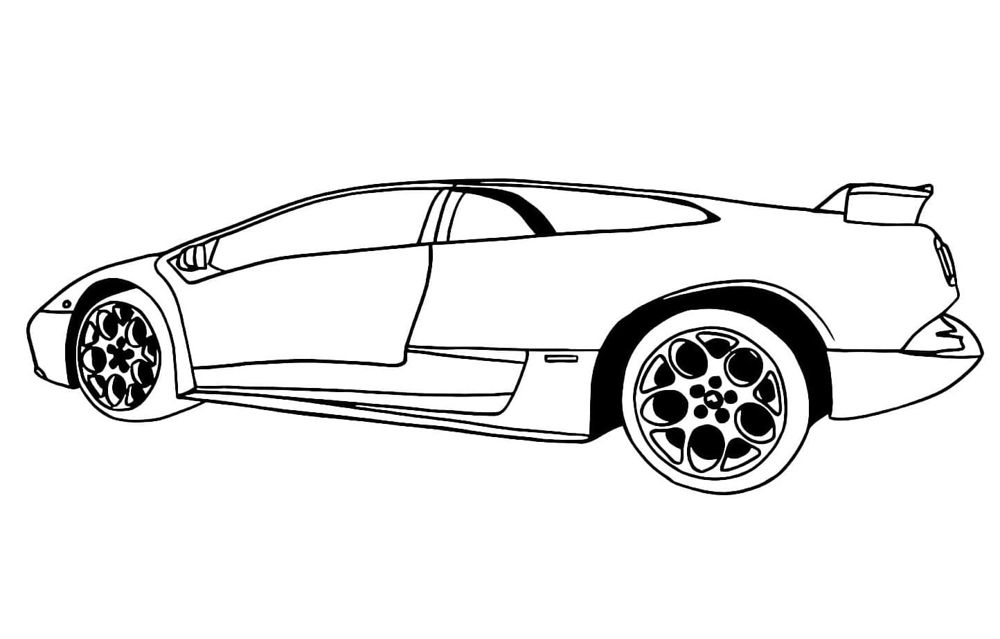 Målarbild Lamborghini (4)