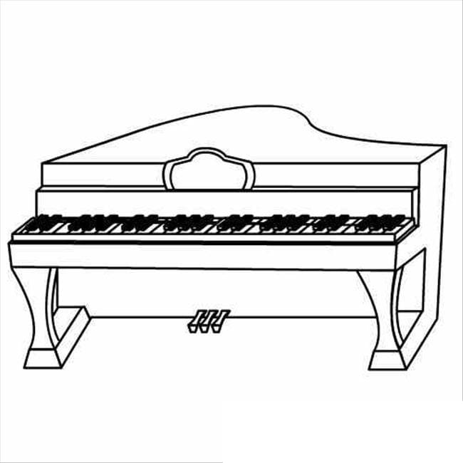 Målarbild Piano (2)