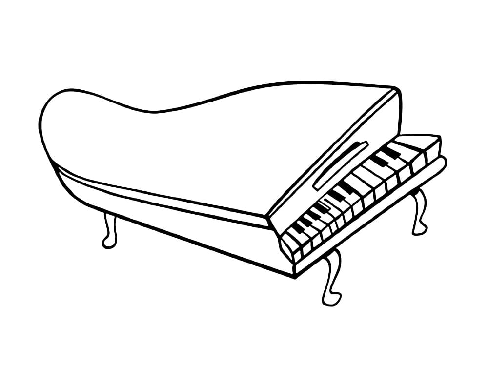 Målarbild Piano (6)