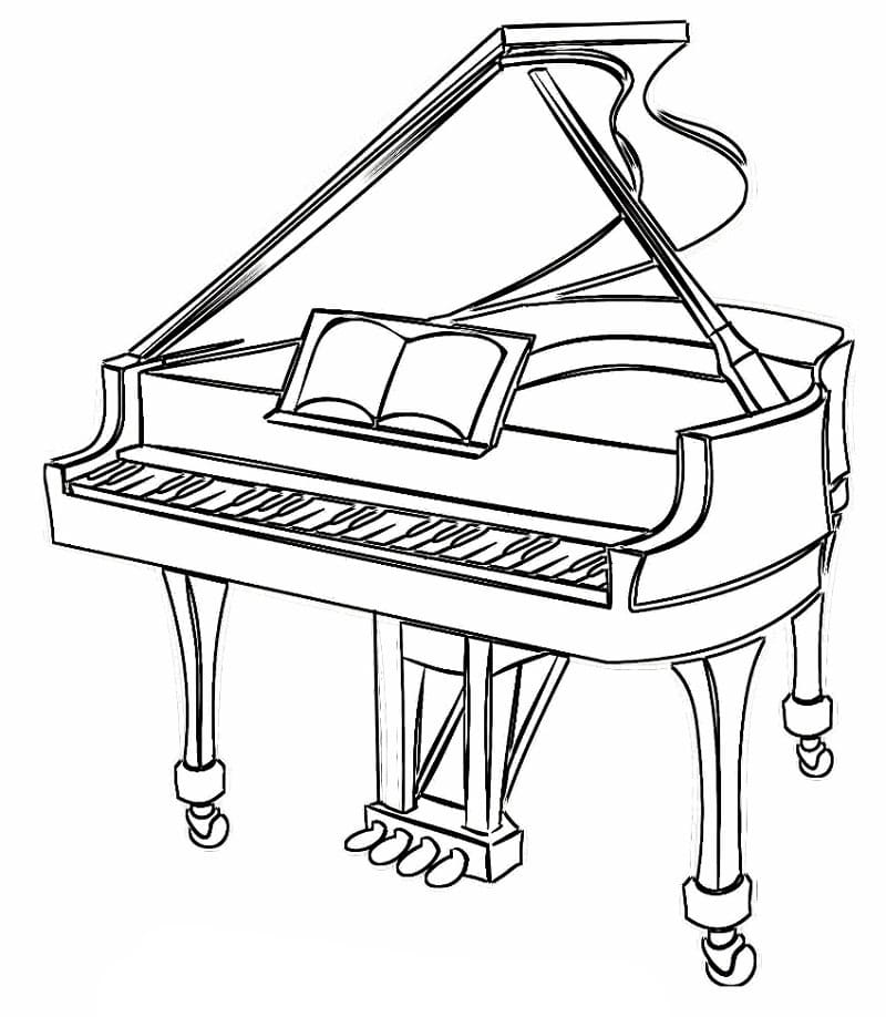 Målarbild Piano (7)