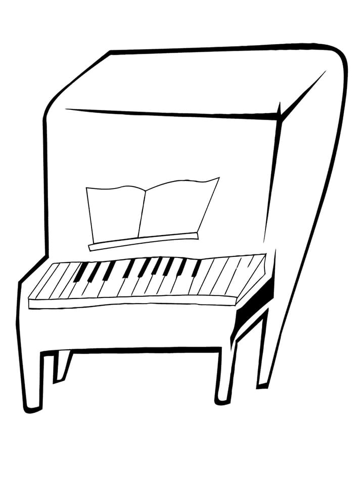 Målarbild Piano (8)