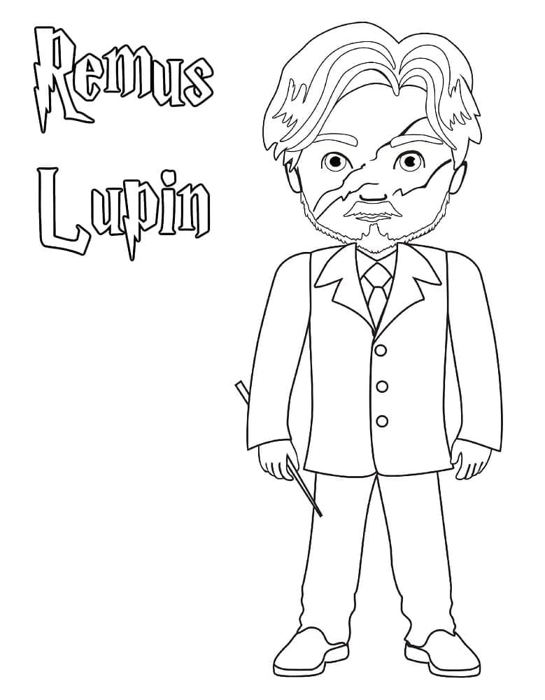 Målarbild Remus Lupin