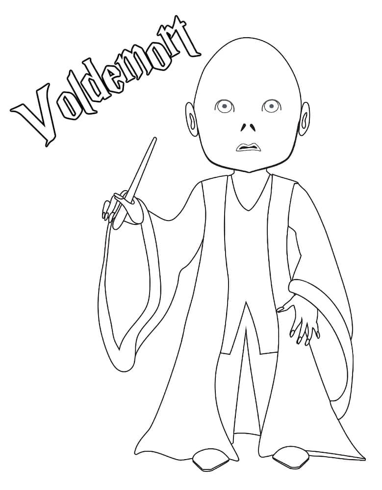Målarbild Voldemort
