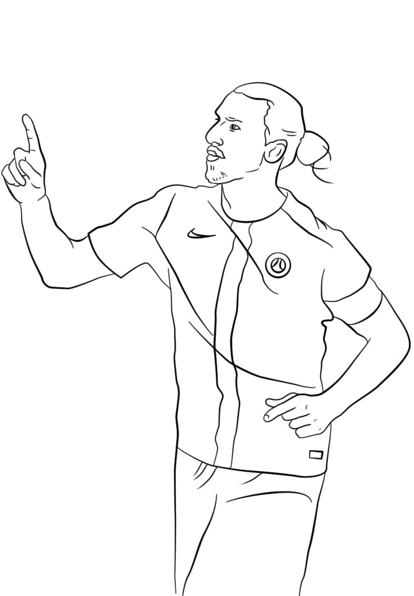 Målarbild Zlatan Ibrahimović (1)