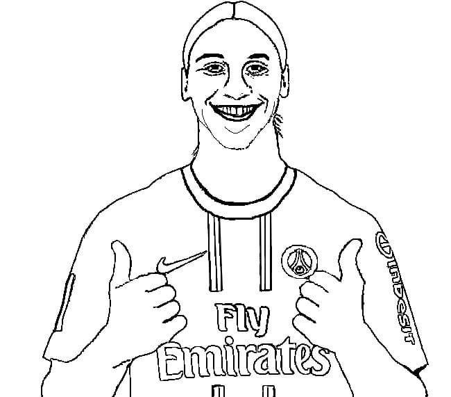 Målarbild Zlatan Ibrahimović Ler