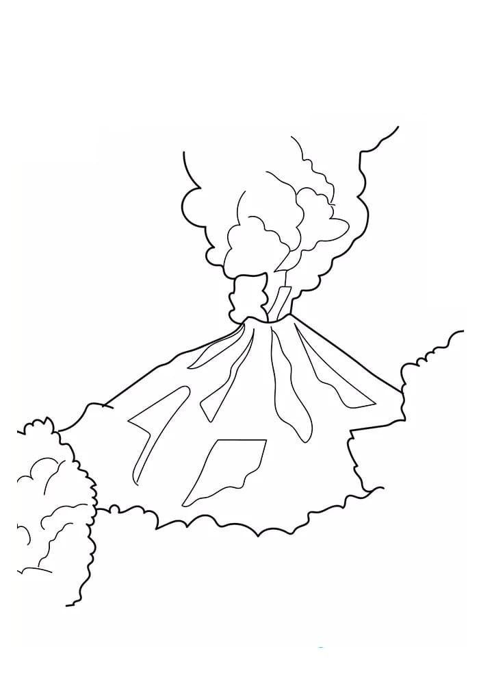 Målarbild Aktiv Vulkan (1)