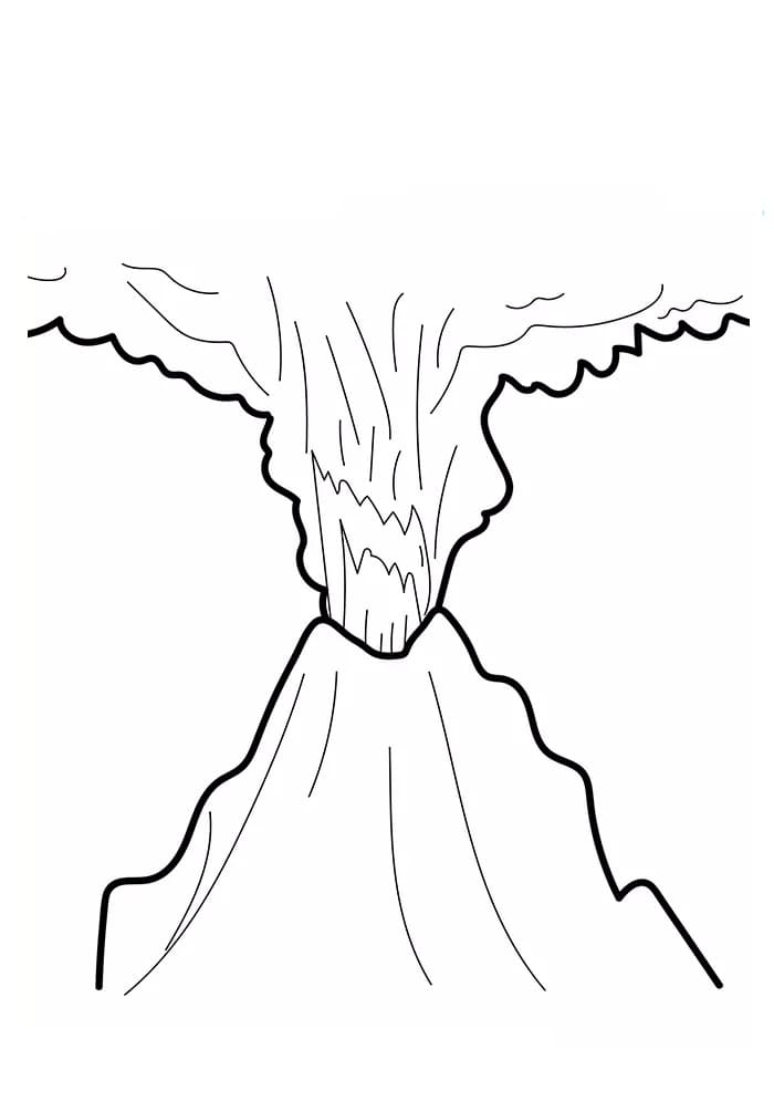 Målarbild Aktiv Vulkan (2)