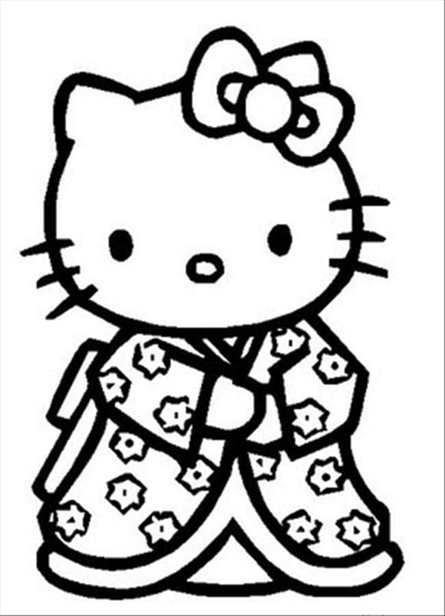Målarbild Bedårande Hello Kitty