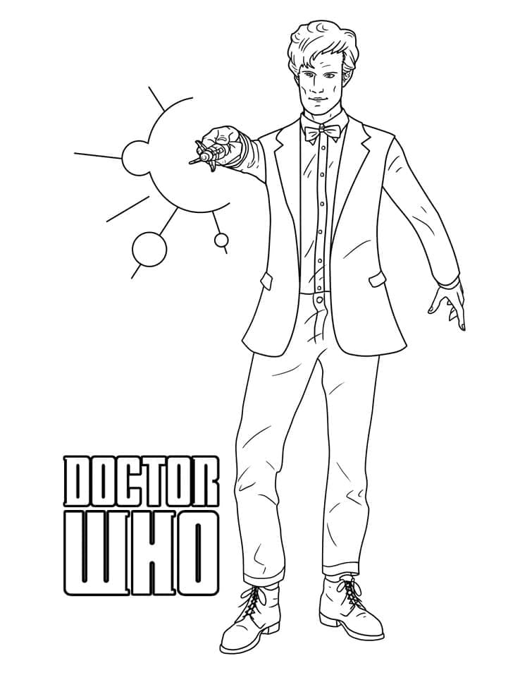Målarbild Doctor Who (8)