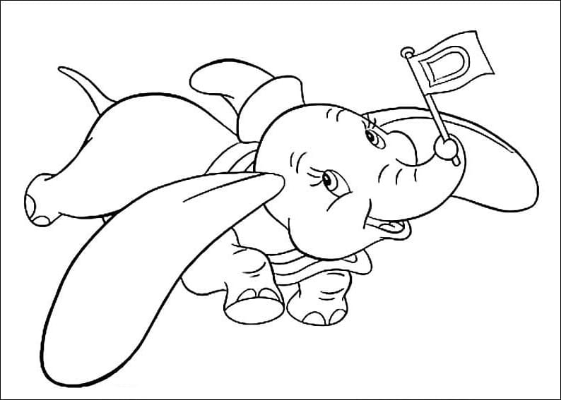 Målarbild Dumbo (1)