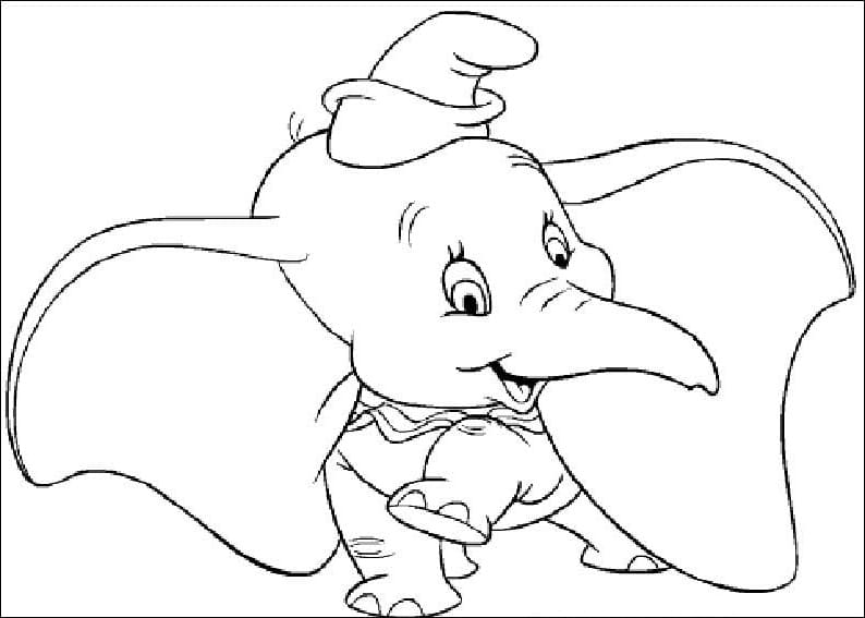 Målarbild Dumbo (2)