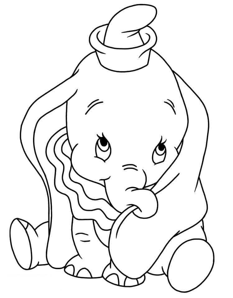 Målarbild Dumbo (4)
