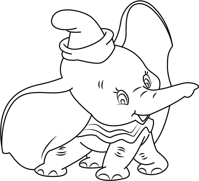 Målarbild Dumbo (5)