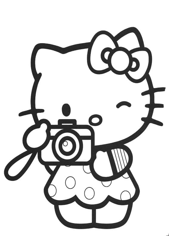 Målarbild Hello Kitty Fotograf