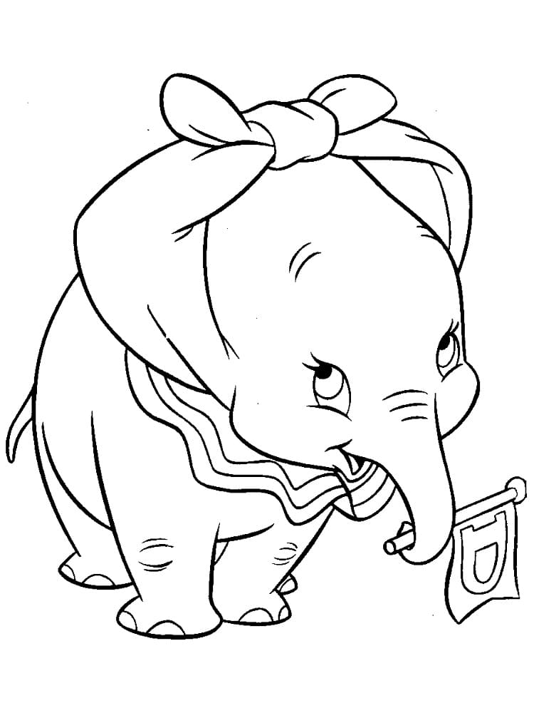 Målarbild Lilla Dumbo