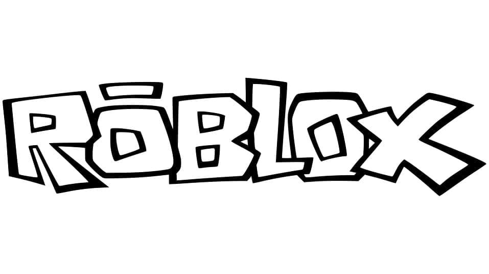 Målarbild Logotyp för Roblox