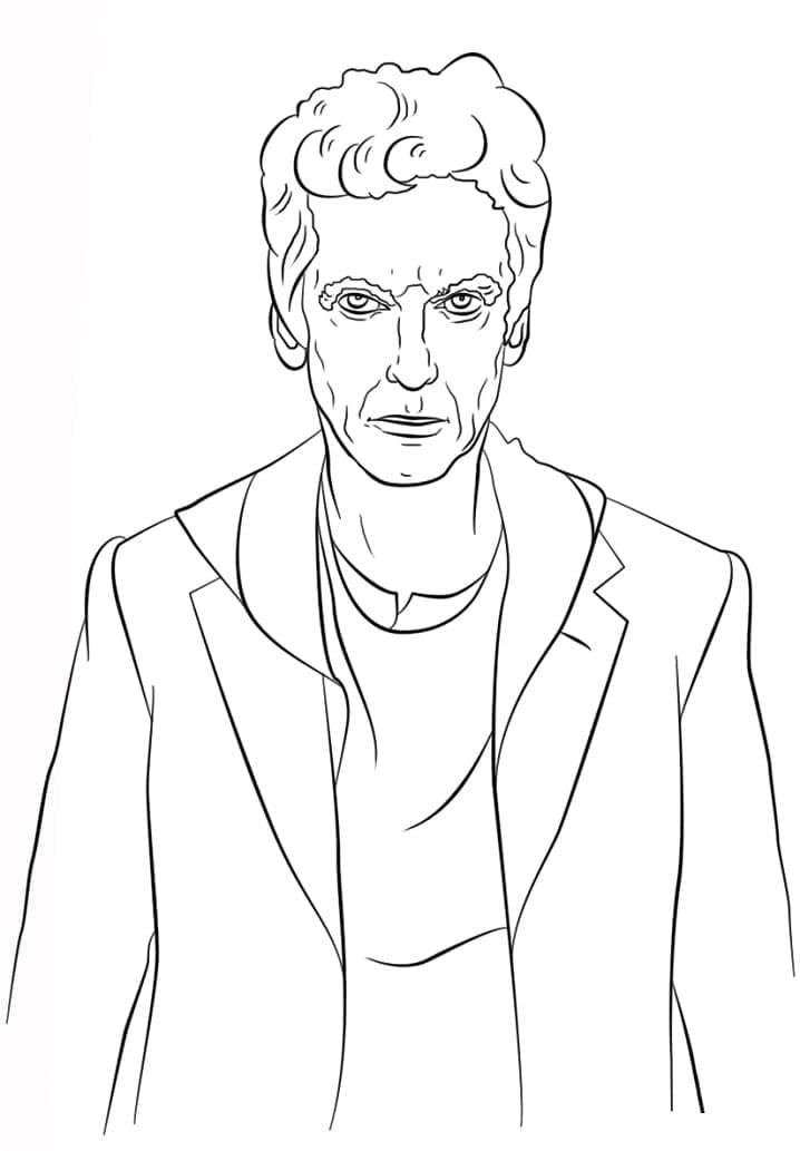 Målarbild Tolfte Doktorn från Doctor Who