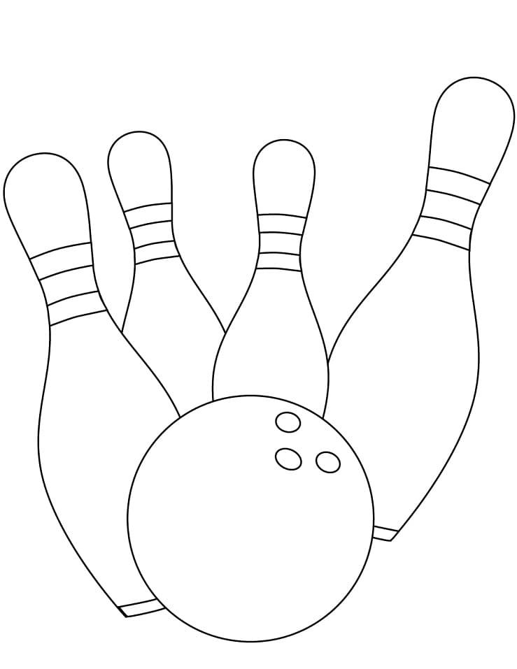 Målarbild Bowling (3)