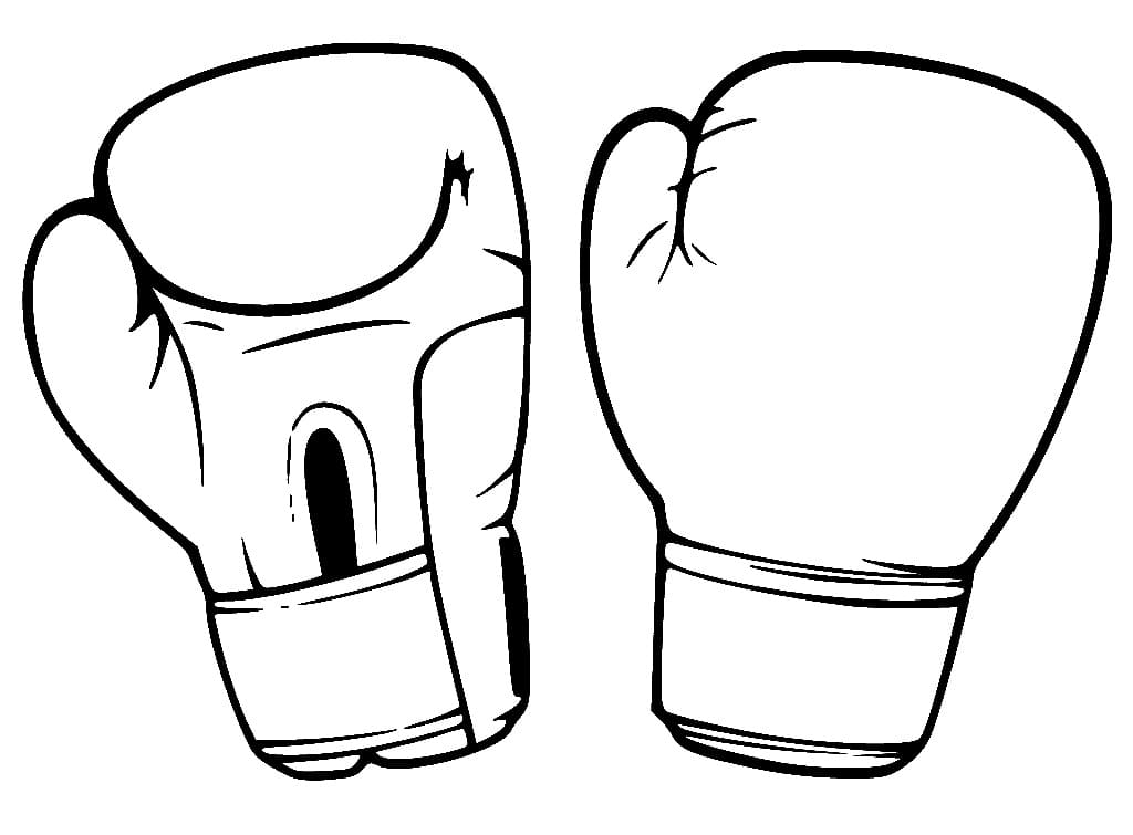 Målarbild Boxnings Handskar