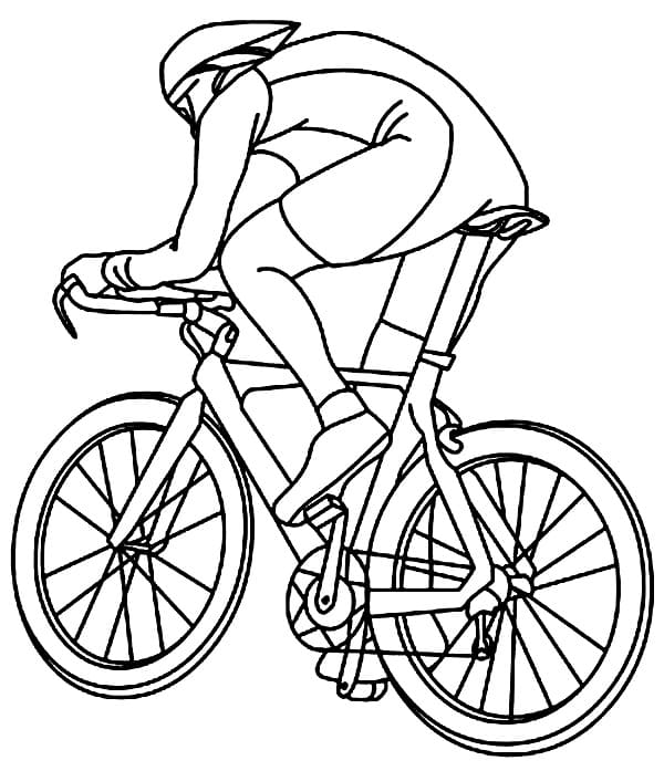 Målarbild Cykelsport (10)