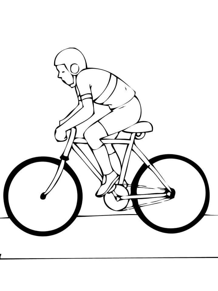 Målarbild Cykelsport (4)